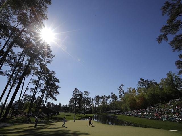 The 16th hole at Augusta